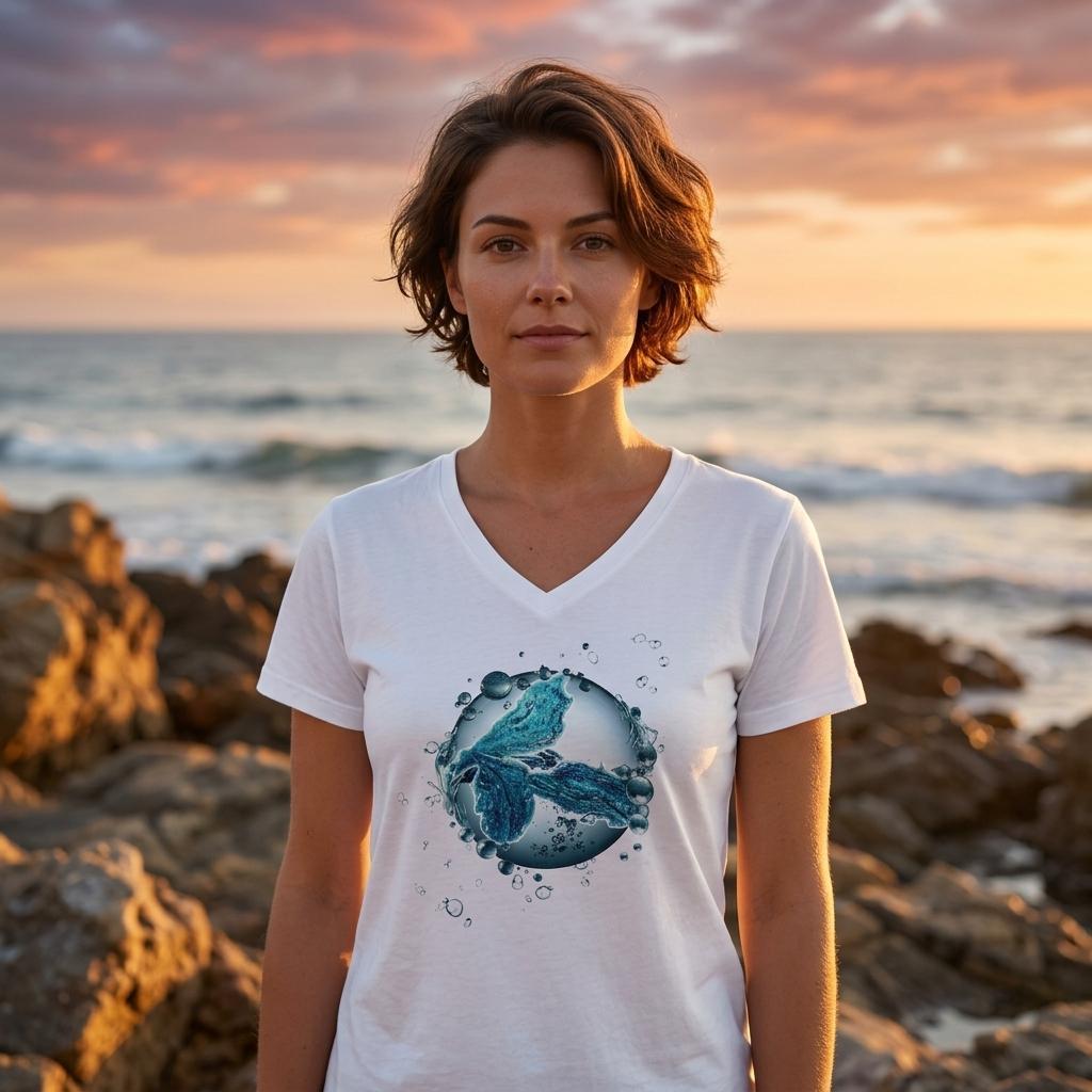T-shirt_col_en_V_dauphin_blanc_-_Nipazen